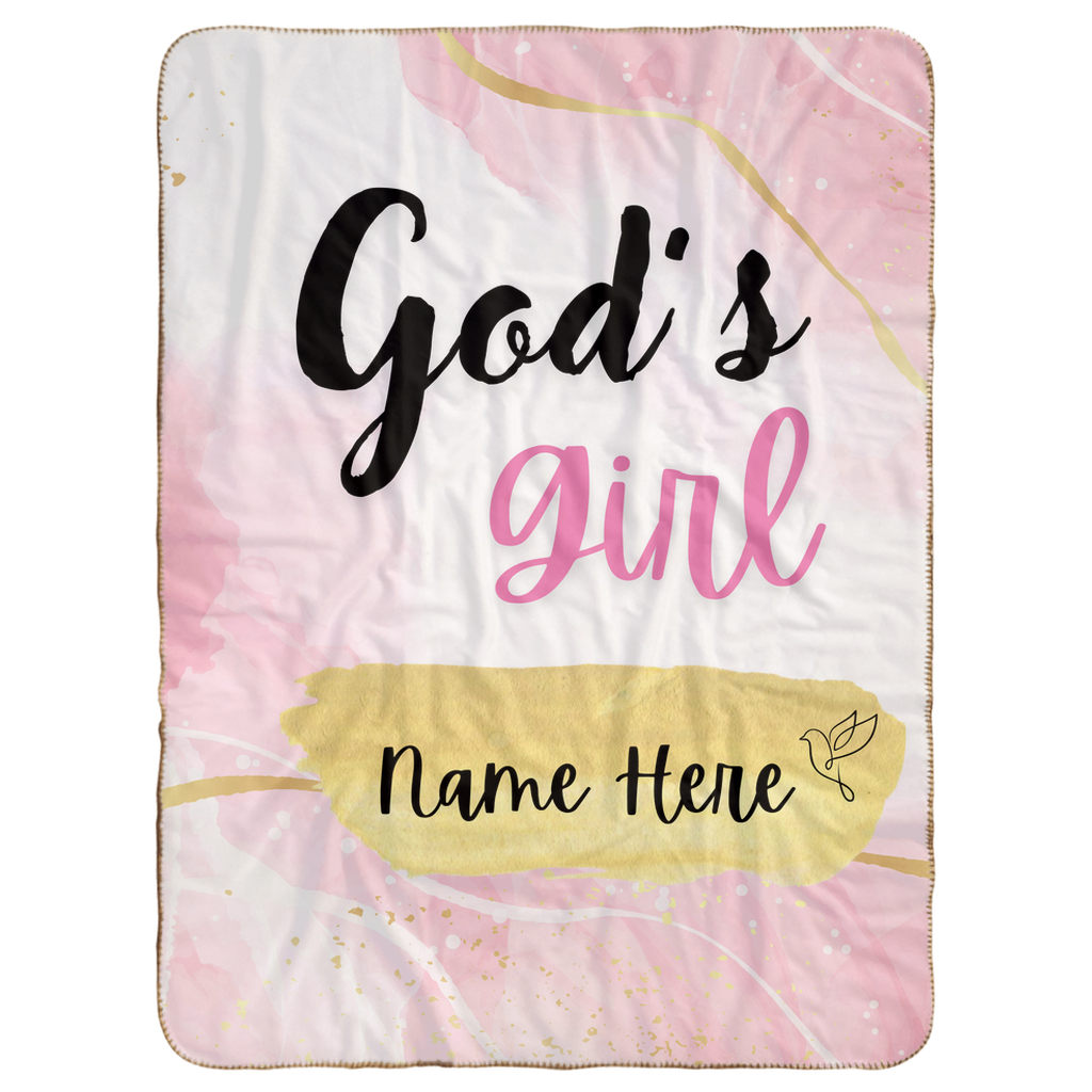God's Girl Sherpa Blanket (Infant Size)