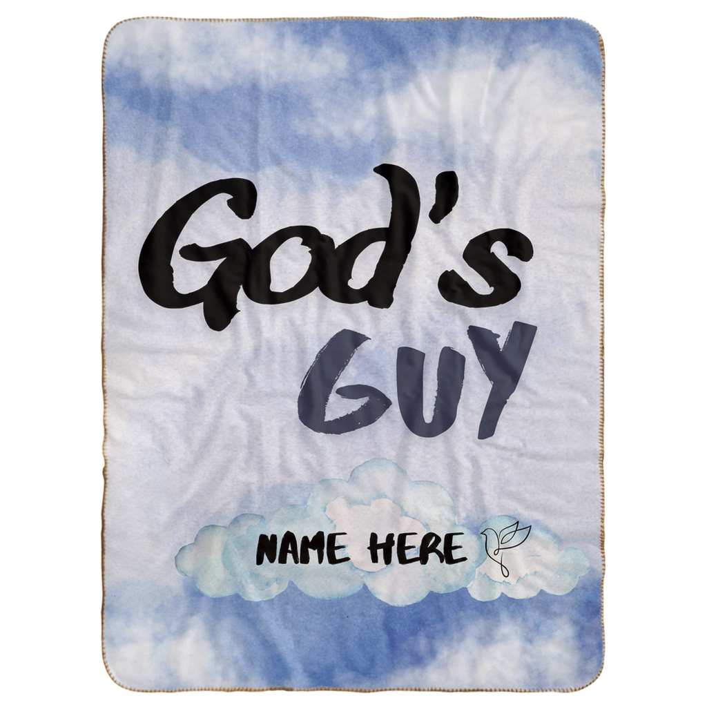 God's Guy Sherpa Blanket (Infant Size)
