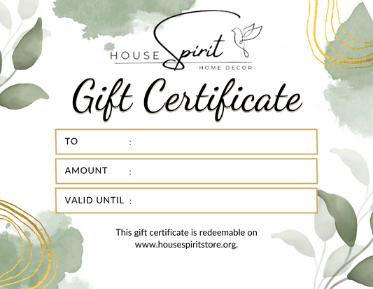 House Spirit Gift Card